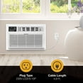 thumbnail image 6 of Whirlpool 10,000 BTU 450 Sq ft 230VThrough the Wall Air Conditioner with Remote, White, WHAT102-2BW, New, 6 of 16