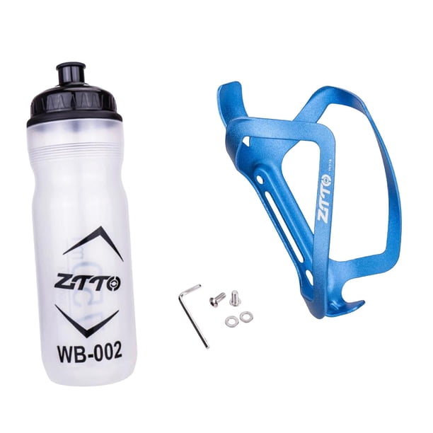 Portabotellas para bicicleta shamjiam con botella Universal 750 ml Aleación de Aluminio Azul