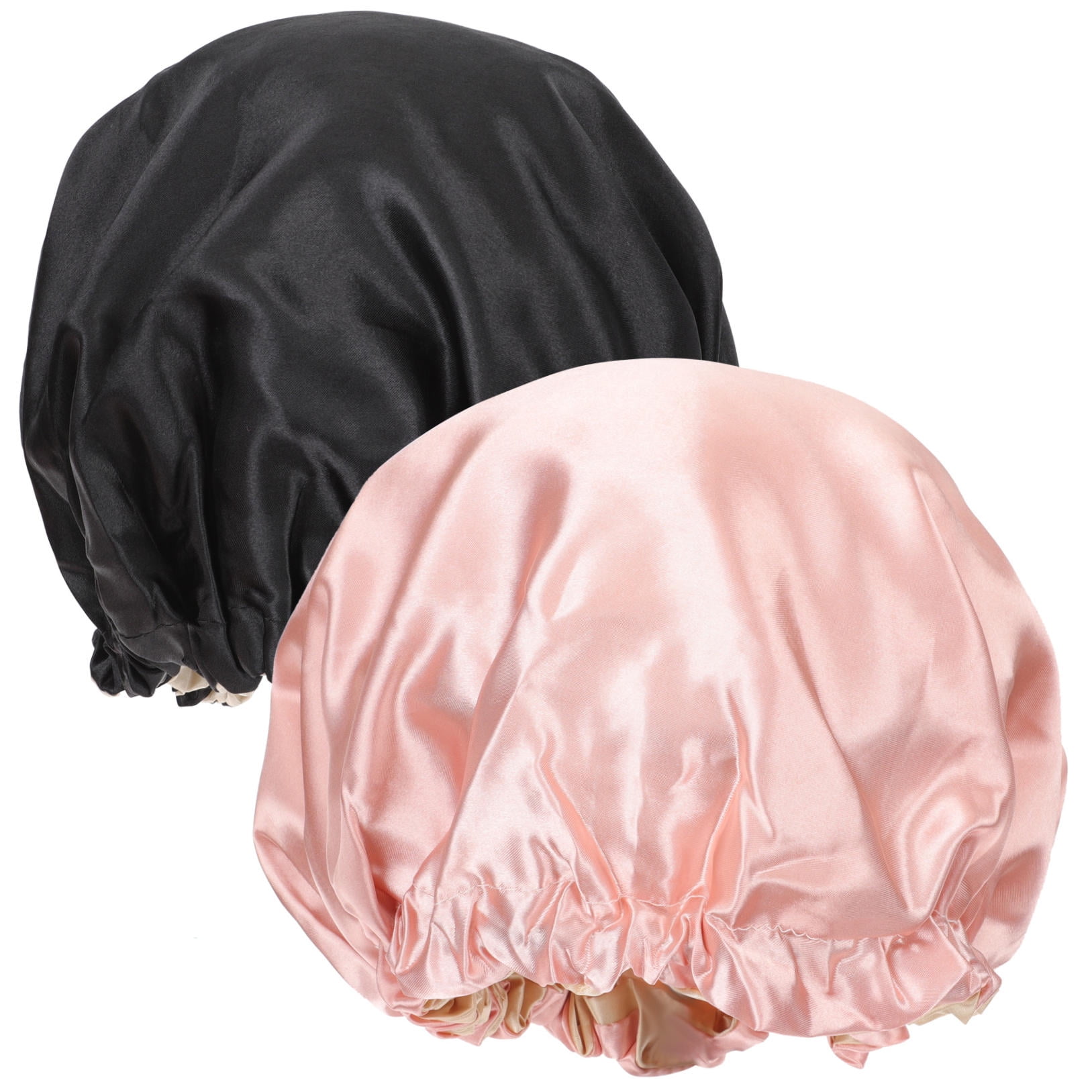 WHAMVOX  2 Pcs Sleep Hats for Women Sleeping Satin Bonnet Miss Women's