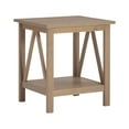 thumbnail image 6 of Linon Titian Indoor End Table with Shelf, 22" Tall, Rustic Driftwood, 6 of 10