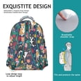 thumbnail image 5 of Artistic Dog Design Backpack for Creative Students - Unique Print, Durable & Functional, Great Conversation Starter, 5 of 6