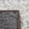 thumbnail image 6 of SAFAVIEH Berber Zinnia Abstract Shag Area Rug, 7' x 7' Round, Dark Grey/Grey, 6 of 8