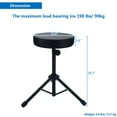 thumbnail image 1 of Non-adjustable Folding Percussion Drum Stool Round Seat, 1 of 13