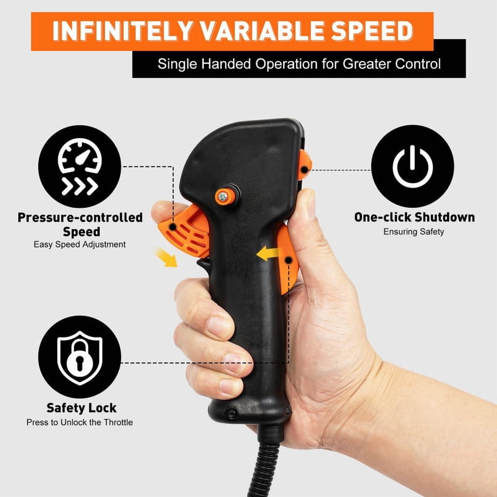 Gas Powered Backpack Leaf Blower – 63CC 2-Cycle Engine, 665CFM & 205MPH for Heavy Duty Commercial Lawn Care, Wet Leaf & Debris Removal