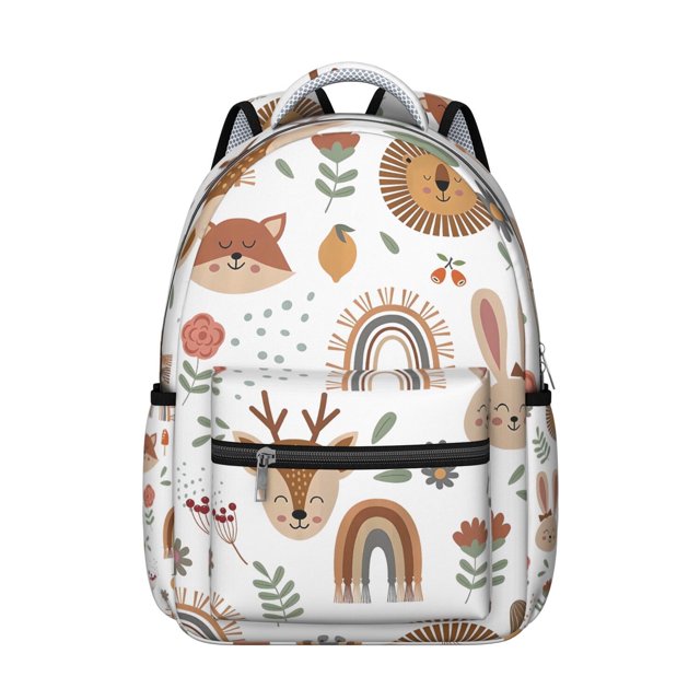 Cartoon Students Backpack Fun and Colorful Rocket, Galaxy, and Astronaut Design, Durable and Comfortable School Bag for Students