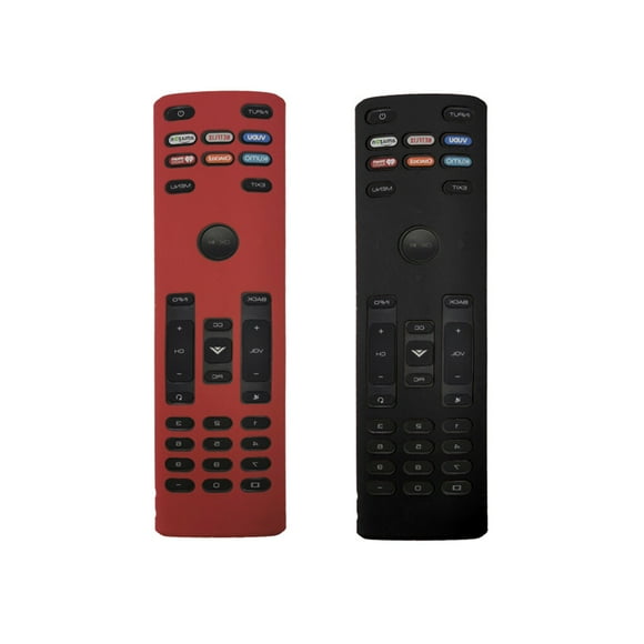 Langgg Suitable for VIZIO XRT136 smart TV remote control anti-drop and shockproof protection silicone sleeve, washable anti-lost remote control ring