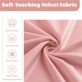 thumbnail image 5 of 44 Inch Velvet Bench, Upholstered Tufted Striped Fabric Bedroom Bench with Golden Metal Legs, Ottoman for Living Room, Solid Wood Indoor Bench for Foyer (Pink), 5 of 9