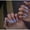 Same style as Yehuo, large., variant on Pure handmade phototherapy wearing nail pieces, freesia art, karmic fire, the same popular luminous flame nail art wearing nail wholesale