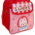 thumbnail image 2 of EIMELI Portable Tote Food Bags Large Capacity Reusable for Picnic Travel (Red), 2 of 7