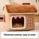 thumbnail image 3 of Casa Para Perros Interior, Casa Para Gatos Suave Y Lavable Extraíble Casa Cálida Cerrada De Invierno Con Cama Para Perros Y Gatos Algodón De Los PP, Cama Interior De La Casa Del, 3 of 7