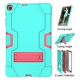 thumbnail image 3 of Goldcherry For Galaxy Tab A 10.1 Case,Hybrid Shockproof Rugged Anti-Impact Drop Protection Built with Kickstand For Samsung Galaxy Tab A 10.1 SM-T510 / SM-T515 Tablet(Mint Green/Pink), 3 of 6