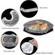 thumbnail image 3 of 100-Pack Stretchable Bowl Covers with Universal Kitchen Wrap Caps and Plastic Sealing Lids for Elasticated Reusable Food Storage Bags, 3 of 5