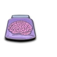 thumbnail image 3 of BRAIN IN A JAR PIN - Novelty Funny Brain in a Mason Jar, Cute Enamel Lapel PIN, LAVENDER - 3 cm x 2.7 cm, 3 of 7