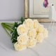 thumbnail image 5 of Iuknot Rosa Artificial 10 Piezas Ramo De Flores Abiertas Tallos De Rosas Sintéticas Para Arreglos De Boda Ramo De Novia Centro De Mesa Flores Falsas De Seda Sintética (Marfil), 5 of 5