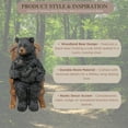 thumbnail image 2 of Black Bear Figurine in Rocking Chair Holding Cub – Rustic Wildlife Decor for Cabin, Lodge, Mountain or Woodland-Themed Spaces, 2 of 7