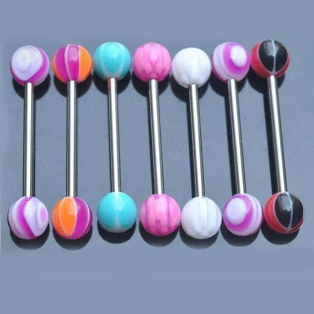 Plastic tongue rings walmart clearance