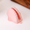 thumbnail image 2 of Abrazadera de mano de silicona Guantes anti-escaldaduras Shell Aislado Anti-escaldaduras Clip de mano Rosa 4 piezas, 2 of 3