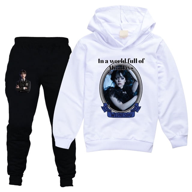 Chándales casuales para niños, conjunto de ropa para niños, suéter de manga larga, sudadera + pantalones zhangyuxiang LED