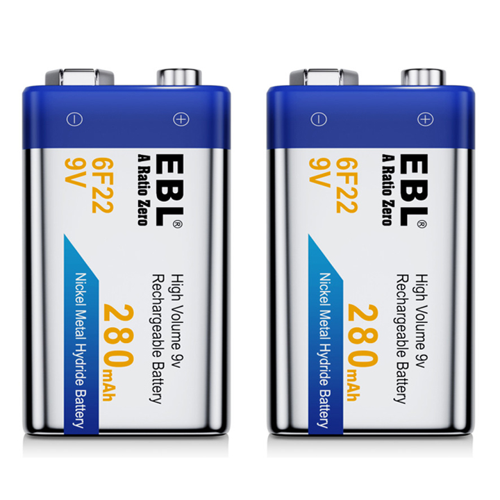 Extreme 9V 280mAh Ni-MH rechargeable battery PP3