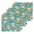 thumbnail image 3 of BZSMCE Towel Cotton Face Towel Soft Hand Towels Fashion Blue Bear Pattern, 3 of 9