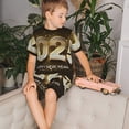thumbnail image 4 of Balery Happy New Year 2025 E Conjunto de Pijama Infantil de Manga Corta con Estampado – Ropa de Dormir de Algodón Suave-Small, 4 of 6