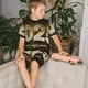 thumbnail image 4 of Balery Happy New Year 2025 E Conjunto de Pijama Infantil de Manga Corta con Estampado – Ropa de Dormir de Algodón Suave-4X-Large, 4 of 6