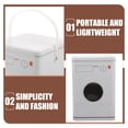 thumbnail image 3 of Washing Machine Shaped Laundry Powder Box Laundry Powder Storage Container Washing Powder Storage Holder, 3 of 8