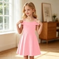 thumbnail image 5 of Kiijoy Girls Off Shoulder Party Dress Evening Gown Birthday Pageant Dresses, Sizes 6-14, 5 of 7