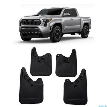 4x New Front & Rear Splash Guards Mud Flaps Fits for Toyota Tacoma 2024