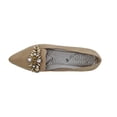 thumbnail image 3 of Bellini Womens Fabulous II Faux Suede Embellished Loafers, 3 of 6