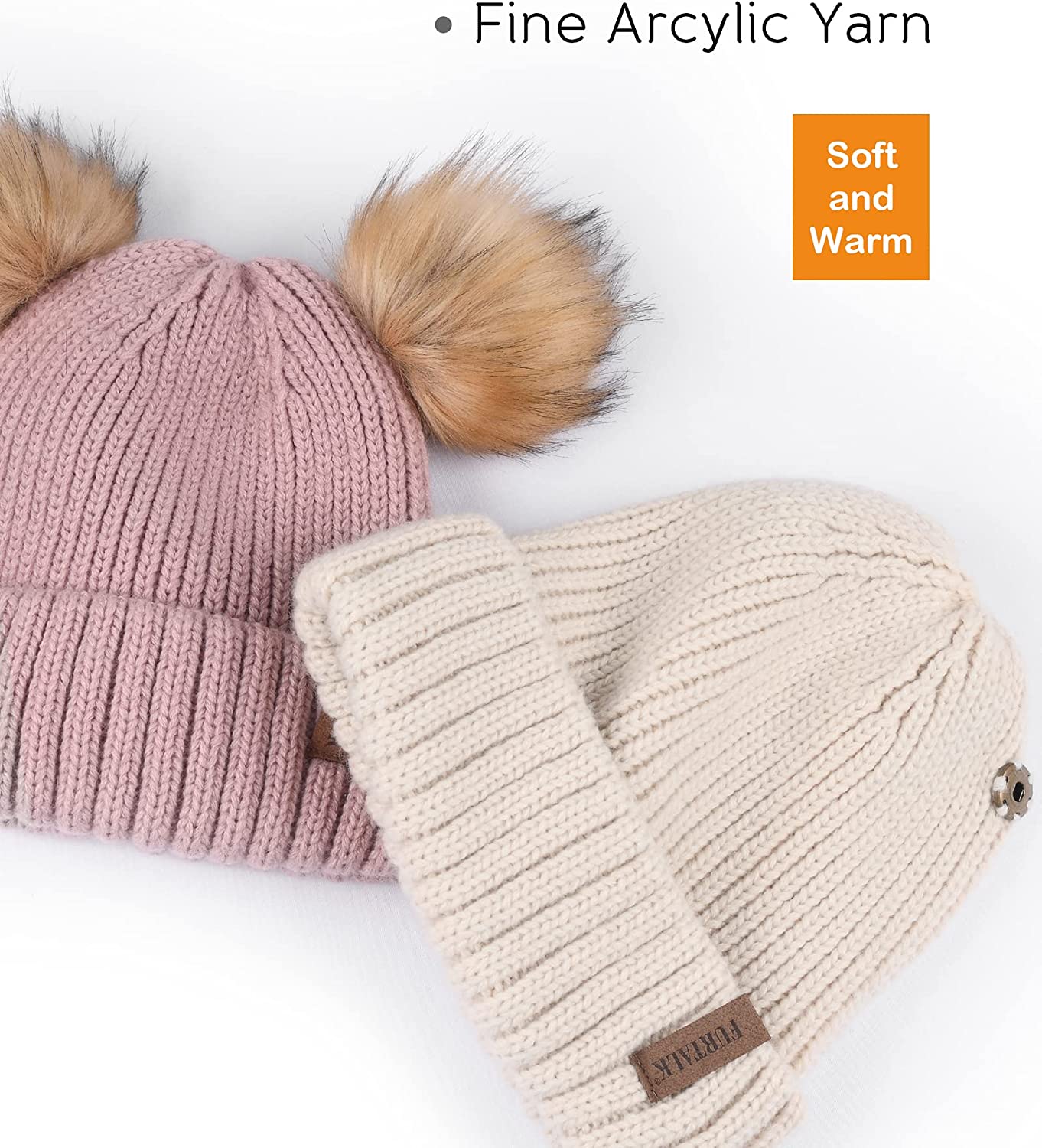 FURTALK Cute Winter Beanie Hats for 