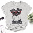thumbnail image 2 of Camiseta de Schnauzer para mujer, camisetas de anime, ropa de calle divertida para mujer, 2 of 4