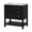 Black, variant on Tcbosik Bathroom Vanity with Ceramic Sink, 30" Floor Standing Vanity Storage Cabinet with Drawers, Open Shelf & Soft Close Door, Space Saving, Green