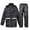 Camouflage, variant on Men's High Visibility Waterproof Rain Suit Hooded Rain Jacket and Pants Set for Outdoor Work, Construction & Cycling
