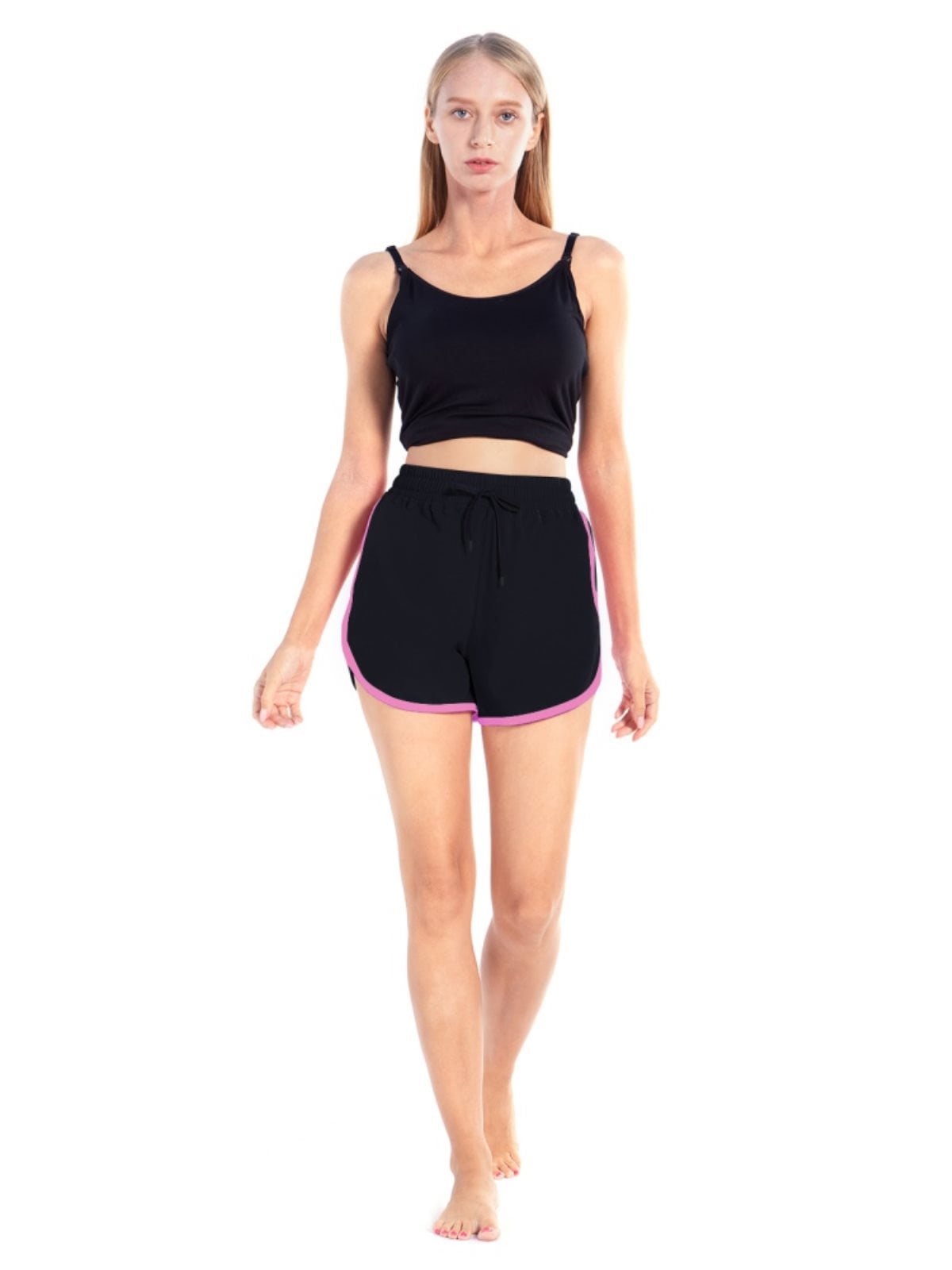 EFINNY Womens Workout Shorts Running Track Shorts with Pocket