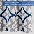 thumbnail image 7 of DriftAway Alexander Spiral Geo Trellis Pattern 3 Pieces Kitchen Set Navy Gray 52''×18''×1+26''×36''×2, 7 of 7