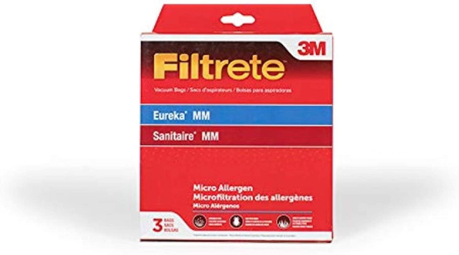 3M Filtrete Kenmore I/Panasonic C-13 Micro Allergen Pkg Vacuum Bag 