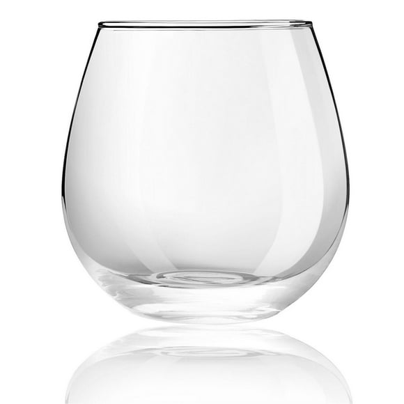 Verres à Vin Sans Pied en Cristal Spirits - 15 oz - Ensemble de 4