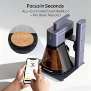 LaserPecker LP2 Plus (SpinTrack) 10W Diode Laser Engraver, 4000mm/s Ultra-Fast Speed 4K Precision Portable Cutting & Engraving Machine for Wood, Leather, Acrylic, Coated Metal