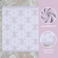 thumbnail image 3 of Unique Bargains Soft Absorbent Cotton Floral Print Washcloths Grey 4pk, 3 of 7
