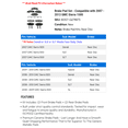 thumbnail image 2 of Brake Pad Set - Compatible with 2007 - 2013 GMC Sierra 1500 2008 2009 2010 2011 2012, 2 of 2