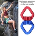 thumbnail image 6 of Micro Rotator Safety Rotational Device Hanging Accessory for Rock Climbing, Hanging Hammock, Web Tree Swing, Aerial Dance, Children's Swing Spinner Hanger,Red & Blue, 6 of 8