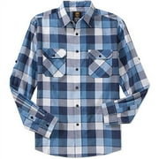 Big Men's - Long Sleeve Yarn Dyed Woven