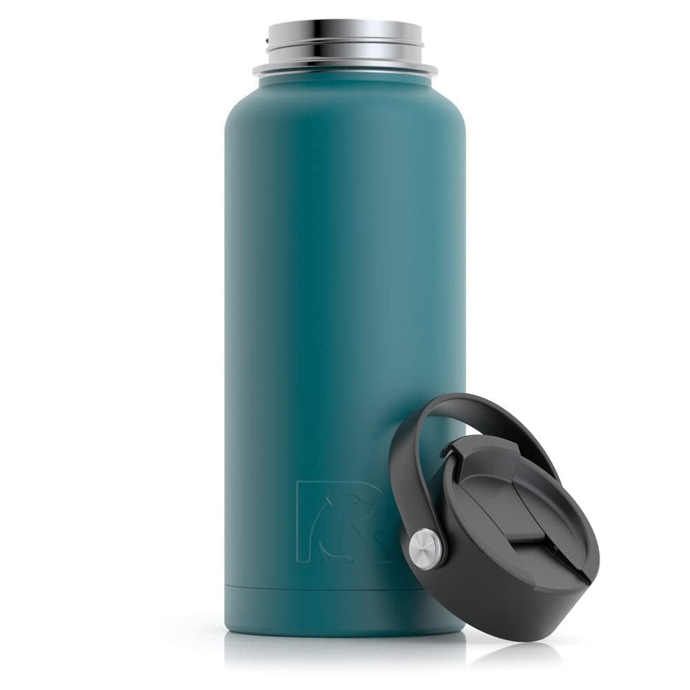 RTIC 32 oz Vacuum Insulated Water Bottle, Metal Stainless Steel Double Wall Insulation, BPA Free