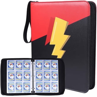 Pokmon Pikachu 3-Ring Binder Card Album with 100 Ultra Pro Platinum Series  9-Pocket Sheets - Walmart.com
