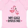 thumbnail image 4 of Inktastic My Gigi Loves Me Flamingo Girls Baby Bodysuit, 4 of 5