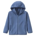 thumbnail image 5 of Ccpelsie Girls Fashion Zip Up Hoodies Kids Cute Sweatshirts Teen Trendy Casual Coat for Fall Winter(Blue,15-16 Years), 5 of 6