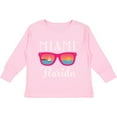 thumbnail image 3 of Inktastic Miami Florida Vacation Beach Trip Girls Long Sleeve Toddler T-Shirt, 3 of 5