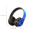 thumbnail image 3 of B39 Bluetooth Wireless Gaming Headset - Foldable Lightweight Over-Ear Headphones, Built-in Microphone, 20 Hours Battery,Gaming Headphones with Mic for Mobile Device (Navy), 3 of 7