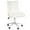 White, variant on Impressions Vanity Raven Tufted 360 Degrees Swivel Vanity Chair with Armless Cushion Seat (Pink)